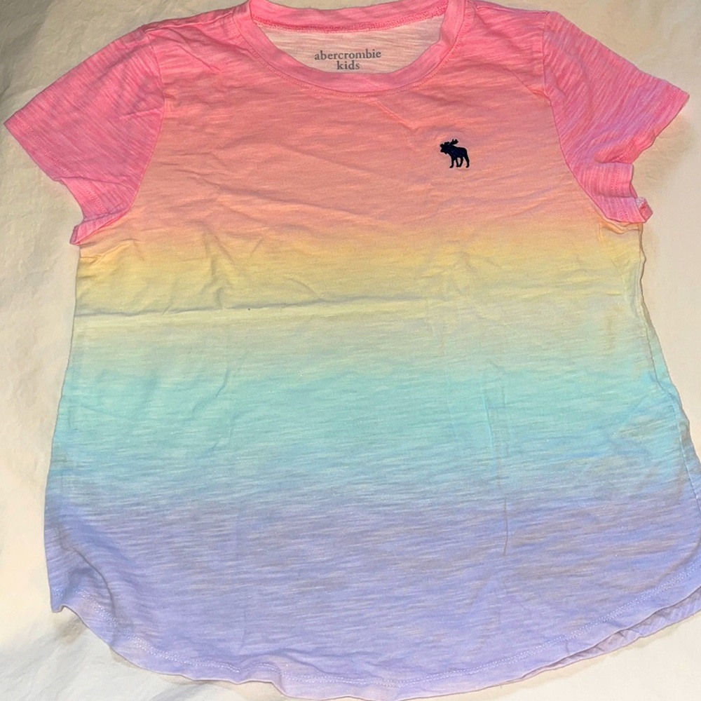 Abercrombie Kids girls tie dye tee shirt